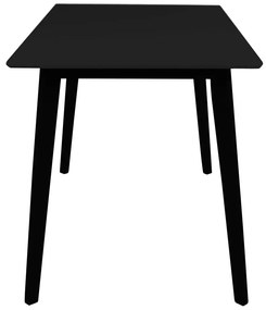 Masă de dining cu blat negru 70x120 cm Vojens – Bonami Essentials