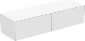 Dulap baza suspendat Ideal Standard Atelier Conca alb mat 2 sertare cu blat 160 cm