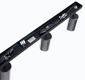 Spot Sollux SL.1371 WINX 4xGU10/10W/230V negru/crom