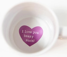 Cana pentru mamici cu mesaj in interior I love you beary much - Now or Never