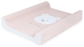 Saltea de infasat cu spate intarit si margini de protectie 50x70 cm, Montana Pink