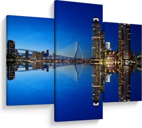 Tablou - Rotterdam nocturn (90x60 cm)