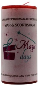 Lumânare parfumată Magic Days măr &amp; scorțișoară 10 cm