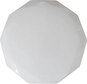 Plafonieră LED dimabilă HEX LED/72W/230V 3000-6000K Ø 50 cm albă + telecomandă