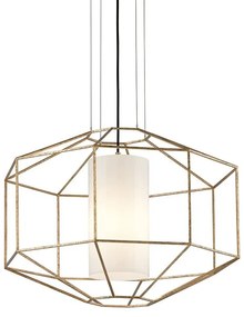 Pendul LUX design deosebit SILHOUETTE big, cu abajur cilindric din sticla