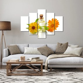 Tablou cu ulei de flori (150x105 cm)
