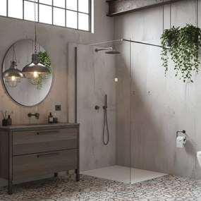 Paravan de dus Rea Flexi Transparent   Titan 70