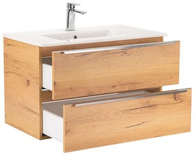 Dulap inferior Vario Trim 80 cu lavoar stejar-stejar