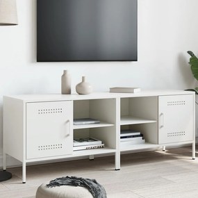 vidaXL Dulapuri TV, 2 buc., alb, 68x39x50,5 cm, oțel