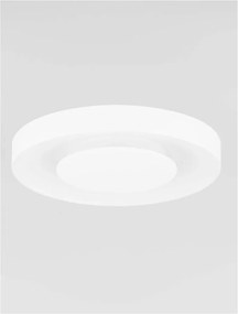Plafoniera LED design slim PADA alb D-40cm