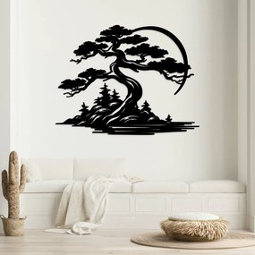 DUBLEZ | Tablou din lemn cu arbore - Bonsai