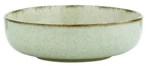 Set de veselă, 12 piese, verde/porțelan