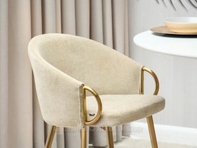 Scaun Carma K (crem + auriu). 1110997