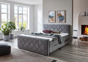 Pat continental BOXSPRING CHESTER BX2200 180x200 cm - gri