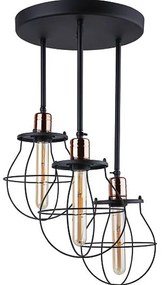 Lustra Plafon Manufacture Iii Nowodvorski E27, Negru, 9740, Polonia