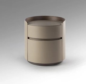 Noptiera rotunda cu 2 sertare Cirze