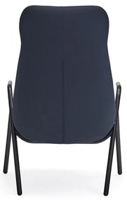 Fotoliu Teulat Dins, înălțime 114 cm, albastru închis