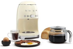 Cafetieră SMEG, alb - crem