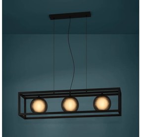 Lustră pe cablu Eglo 390215 ARANGONA 3xE27/40W/230V gri/negru