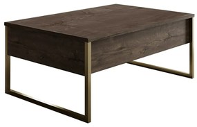 Măsuță de conferință Luxe Walnut and Gold