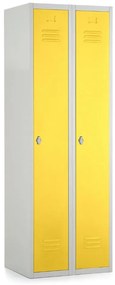 Dulap metalic, 60 x 50 x 180 cm, blocare, galben - ral 1023