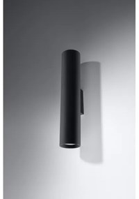 Aplică perete LAGOS 2 2xGU10/40W/230V negru