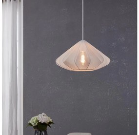 Lustră pe cablu Eglo 43997 DOLWEN 1xE27/40W/230V d. 42,5 cm alb