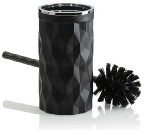 Set de baie REINA 5 buc. negru/crom