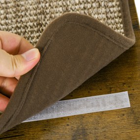 PawHut Set de trepte pentru pisici, perete de escaladare, 8 piese, până la 8 kg, rezistent, Maro/Crem | Aosom Romania