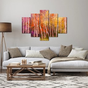 Tablou - Pădurea colorată (150x105 cm)