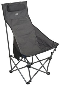 Cattara 13467 Scaun pliant de camping Merit Foldi, negru