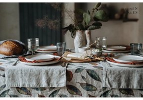 Față de masă din in 140x140 cm Golden Fall – Linen Tales