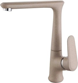 Baterie bucatarie Inter Ceramic monocomanda finisaj bej-nisip mat