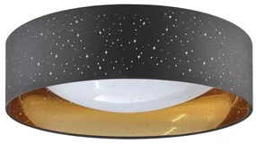 Plafonieră LED TULUZA LED/24W/230V d. 40 cm negru