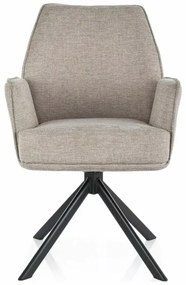 Scaun Hugo bej/negru Brego31
