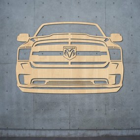 DUBLEZ | Tablou din lemn pentru perete cu o mașină - Dodge Ram