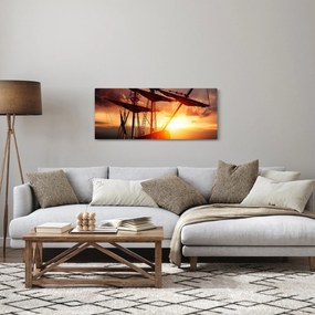 Tablou - Navă de pirați veche (120x50 cm)