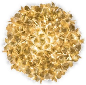Plafoniera design unicat realizata manual Clizia Mama Non Mama Gold, 78cm