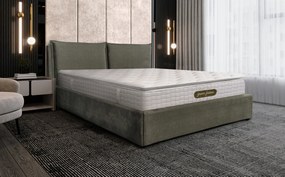 Saltea Ortopedica, Dakota, 160x200x34 cm, Arcuri Pocket, 5 cm spuma Memory, 7 Zone de Confort, fermitate medie