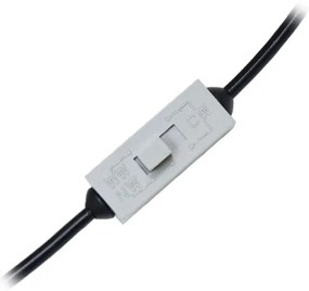 Corp de iluminat LED încastrat Ecolite LED-WSQ-CCT/25W/CR RAFA LED/25W/230V IP44 negru