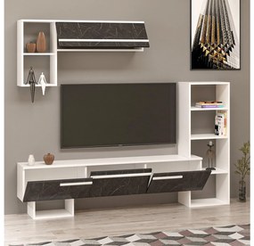 Mobilier living Vipado (alb + negru) . 1095665
