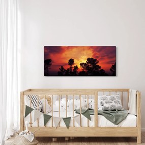 Tablou apus de soare (120x50 cm)
