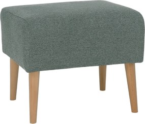 Taburet SAMY, stofa clasica verde menta, 42x52x43 cm