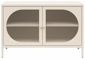 Vitrină crem din metal 100x64x40 cm Luna – Støraa