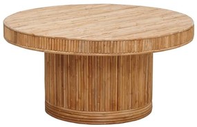 Masuta de cafea, rotunda, din rattan, Barbade