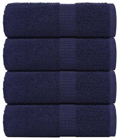 vidaXL Prosoape de baie 4 buc. FROGN albastru marin 30x30 cm 100% bumbac