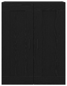 Dulap Montat pe Perete din Stejar Negru 69,5x34x90 cm Lemn Prelucrat
