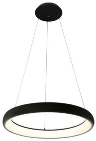 Lustra LED cu telecomanda design circular ANTONIO 61 CCT BK