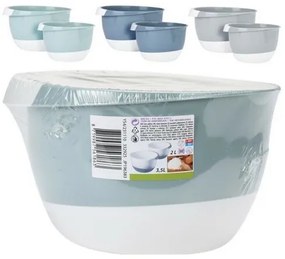 Set de boluri pentru aluat EH Cream, 2 buc, 2 dimensiuni