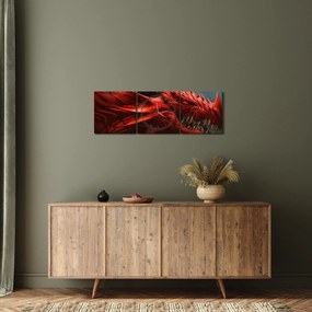 Tablou - Zmeu (cu ceas) (90x30 cm)